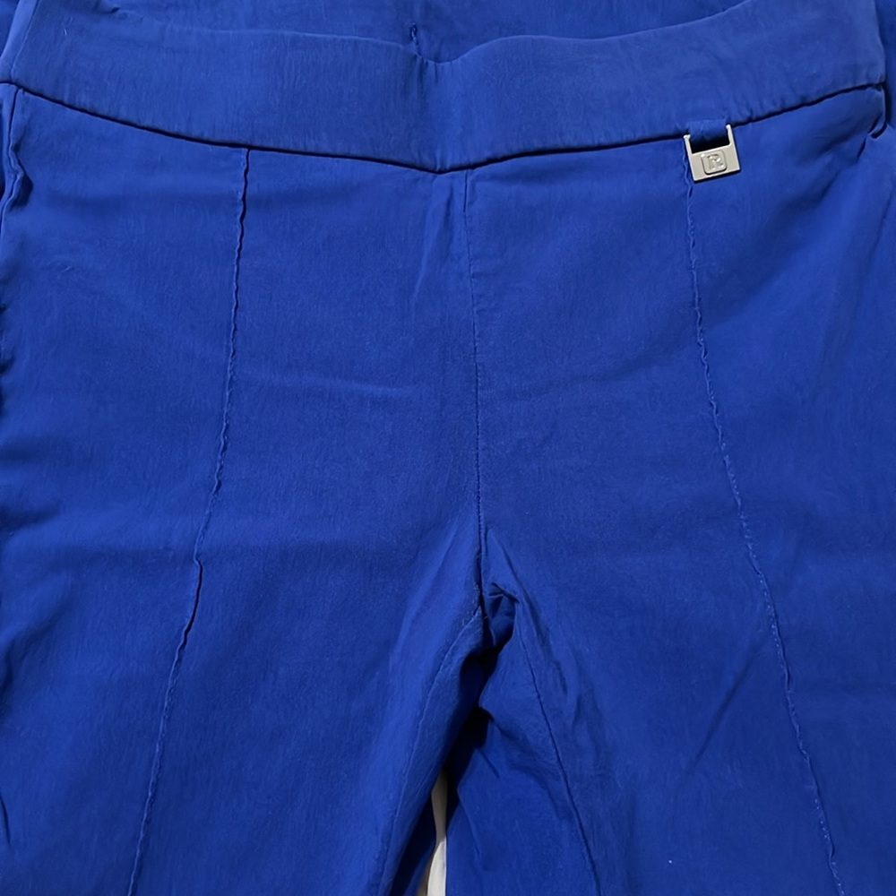 Rafaella Comfort stretch leggings with seam size 8 juniors  Royal Blue - Picture 4 of 5